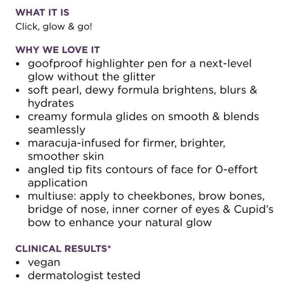 TARTE - NWT - Maracuja Juicy Glow Highlighter in "Golden Glow". Full Size .07 oz - Picture 14 of 16